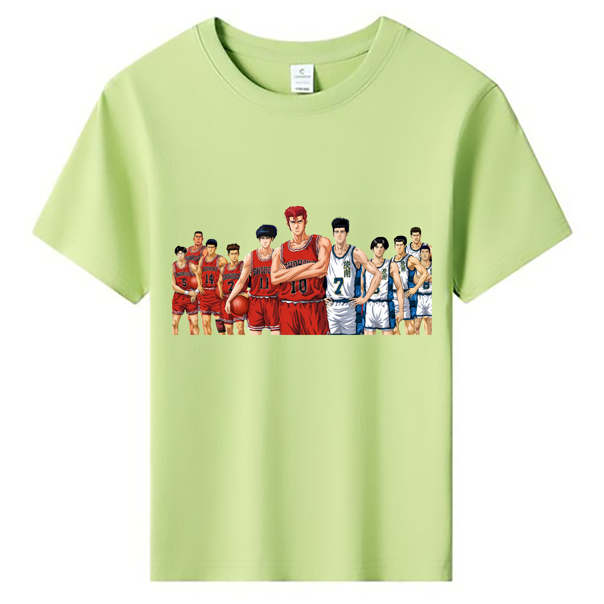 （画像用） SLAM DUNK／スラムダンク 綿100％キッズTシャツ（フロントプリント）